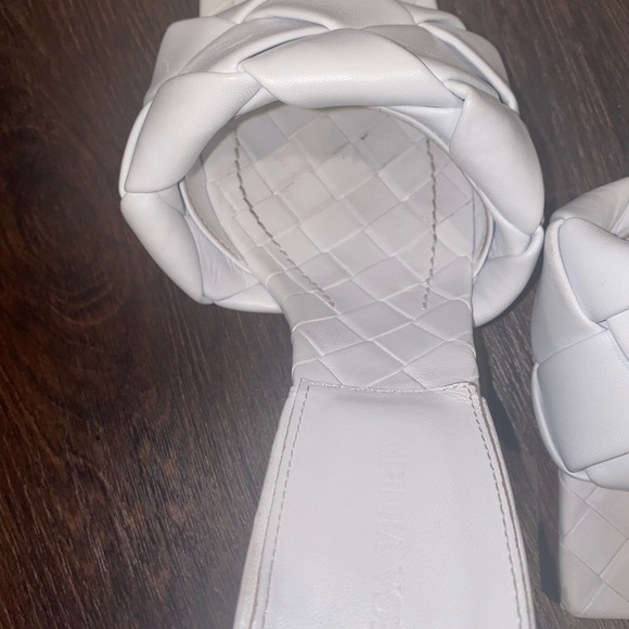 bottega veneta white genuine leather sandal size 40 - Picture 8 of 9